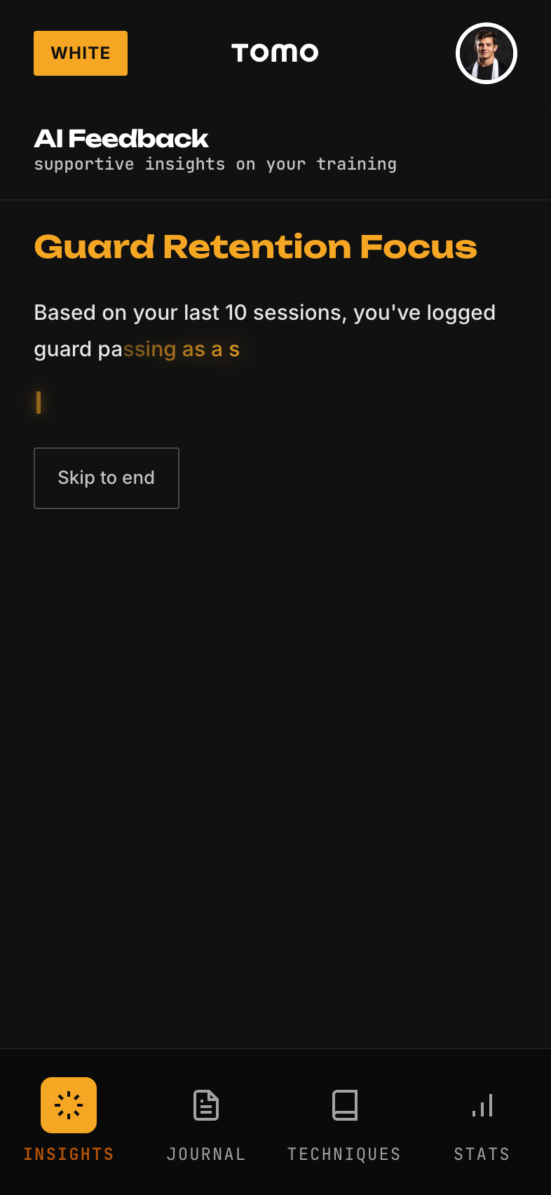 Profile page screenshot